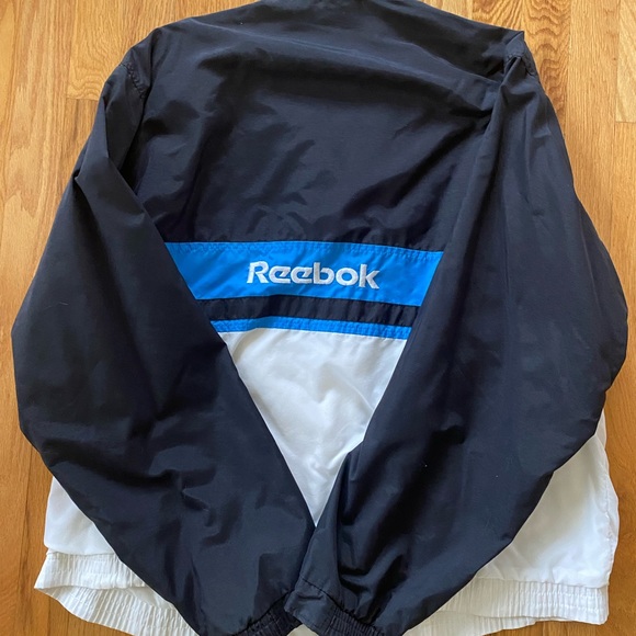 Vintage Reebok track zip up blue white - Picture 2 of 3